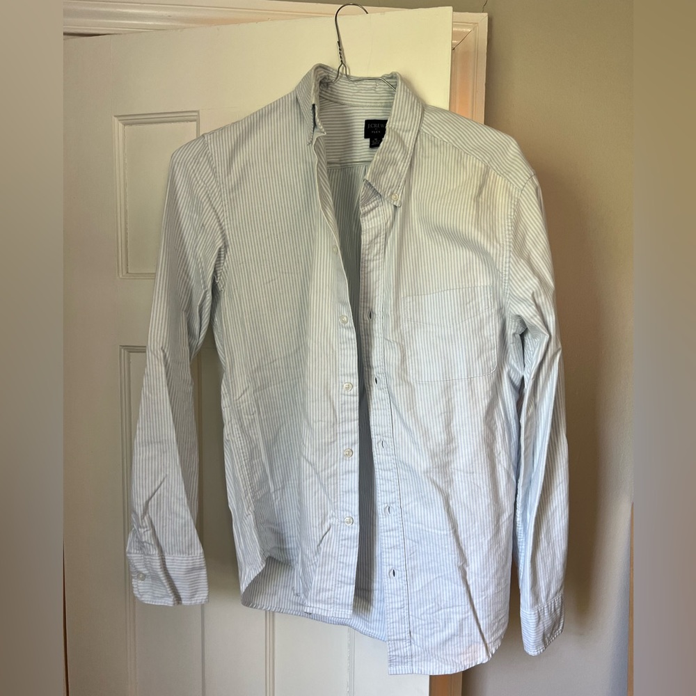 J crew blue and white Oxford perfect for summer!